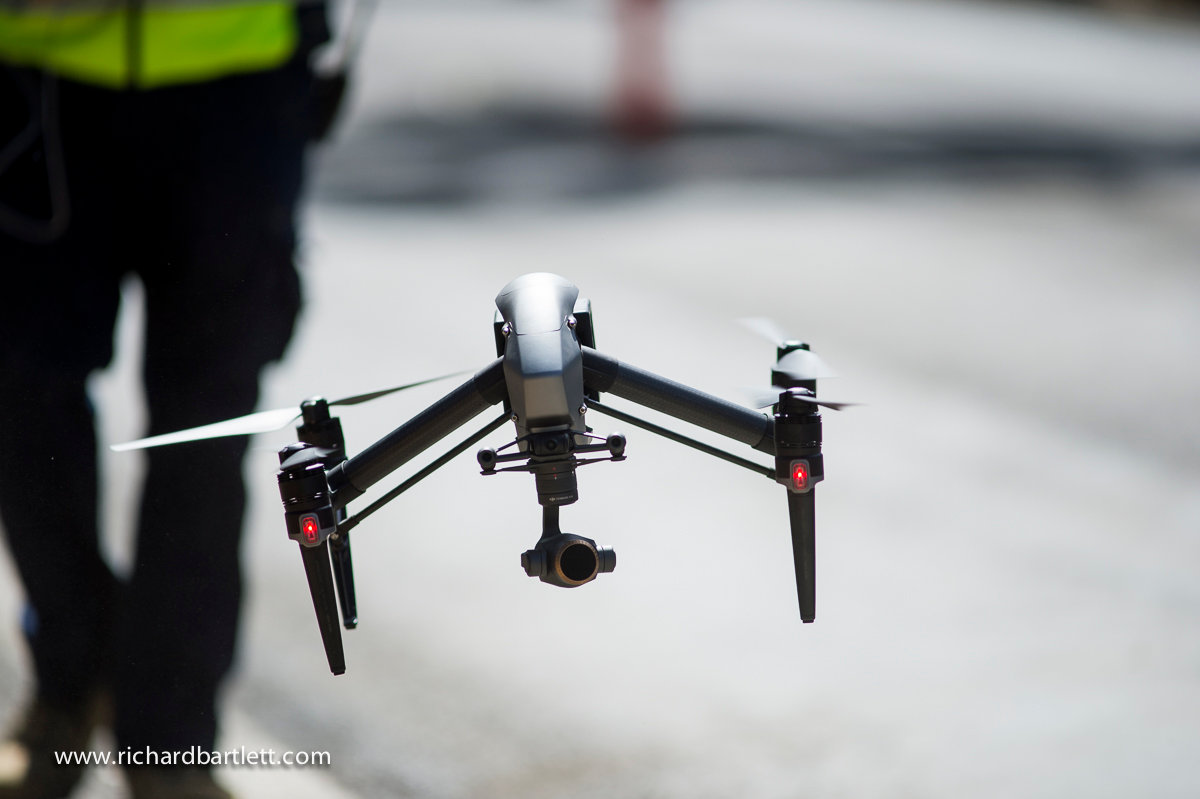 DJI Inspire 2 in flight